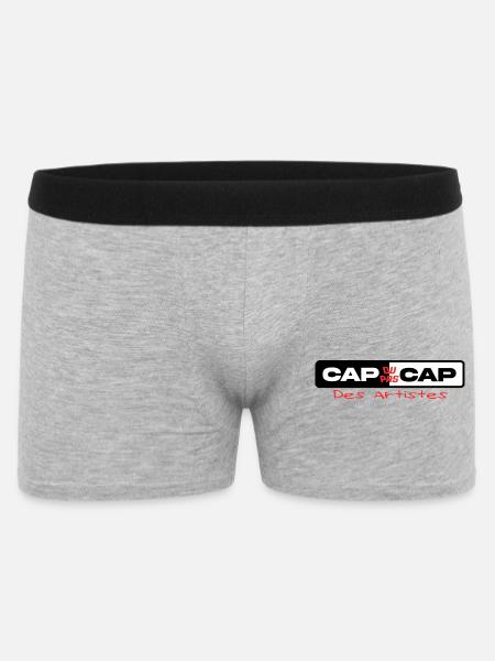 Cap ou pas cap des artistes - Boxer Homme - gris chiné
