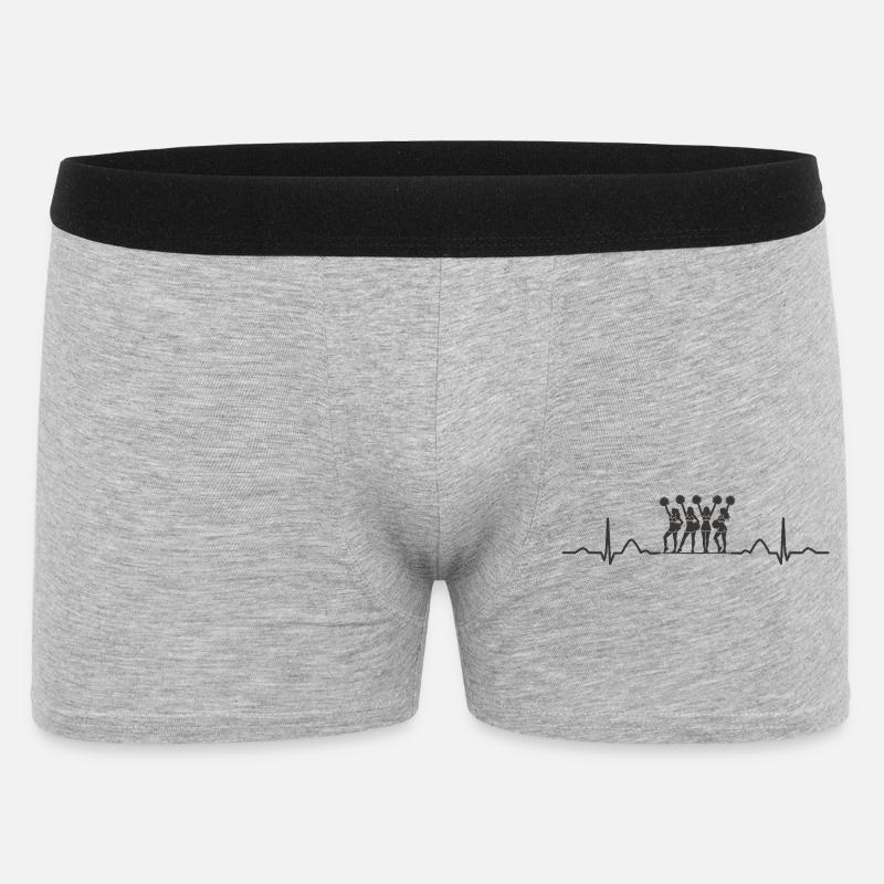 Cheerleader Cheer Mom Cheerleading - Männer Boxer Shorts - Grau meliert