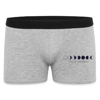Elle est la lune - Boxer Homme - gris chiné - Devant