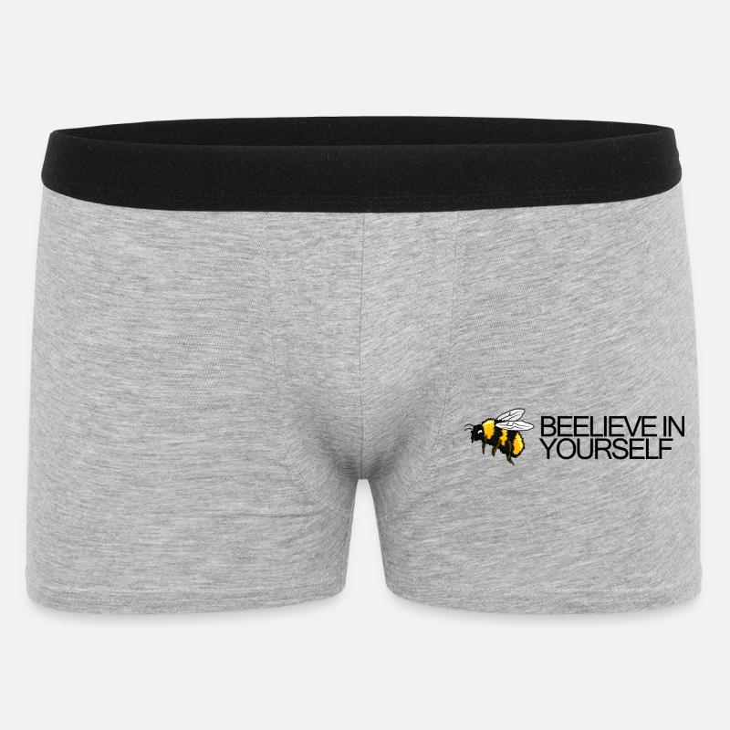 Bumblebee - Croyez-vous en vous - Boxer Homme - gris chiné