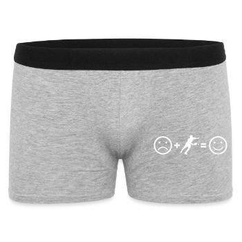 Pickleball coaches fans with pickleball players - Men's Boxer Shorts - heather grey - Front