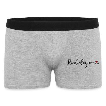 Radiologie - Männer Boxer Shorts - Grau meliert - Vorne