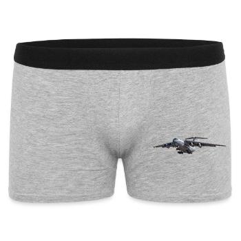 IL-76 - Männer Boxer Shorts - Grau meliert - Vorne