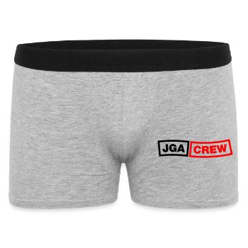 Équipe d’enterrement de vie de garçon - Emblem 2C - Boxer Homme - gris chiné - Devant