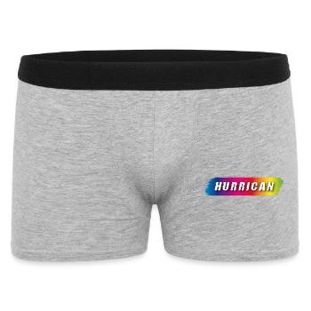 Hurrican Lettering Spectrum - Men's Boxer Shorts - heather grey - Front