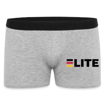 Deutschland Elite - Männer Boxer Shorts - Grau meliert - Vorne