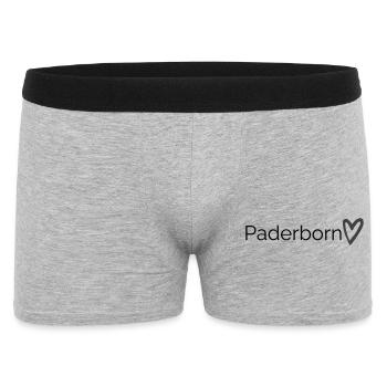 paderborn - Männer Boxer Shorts - Grau meliert - Vorne
