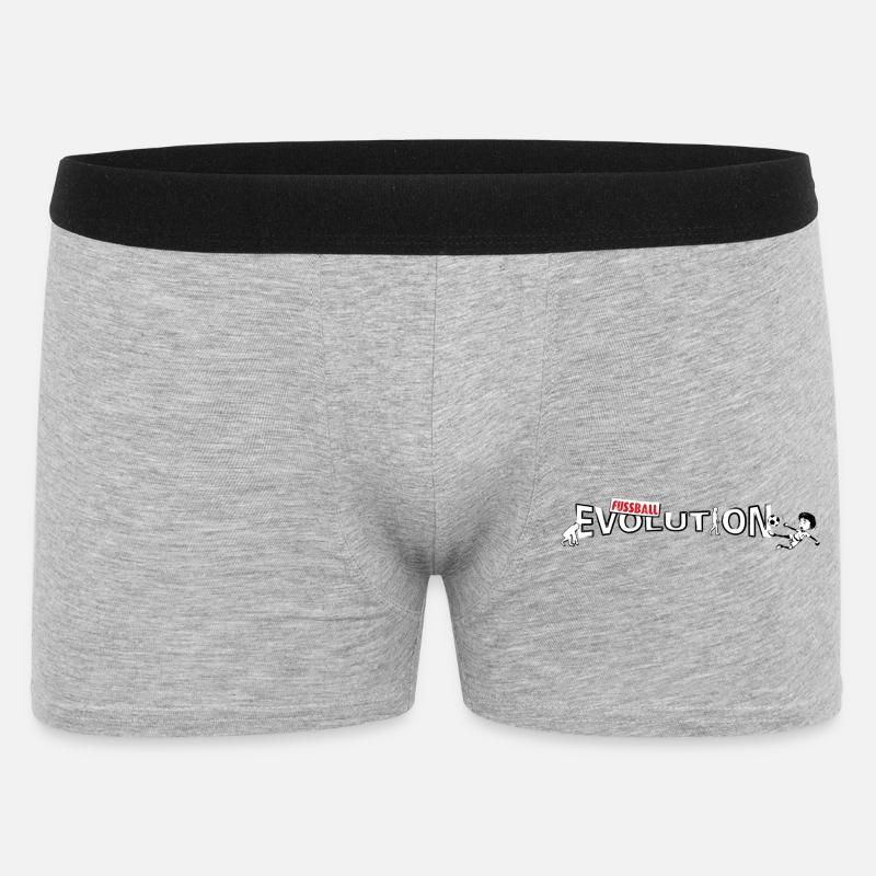 Football Evolution | Evolution Design - Men's Boxer Shorts - heather grey