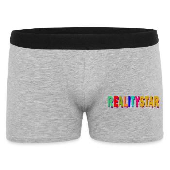 RealityStar color explosion - Men's Boxer Shorts - heather grey - Front