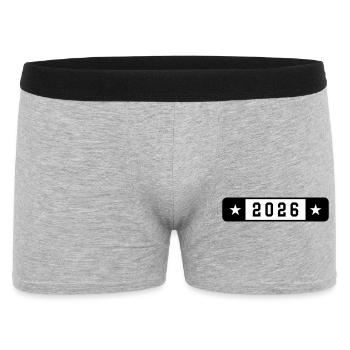 2026 - Men's Boxer Shorts - heather grey - Front