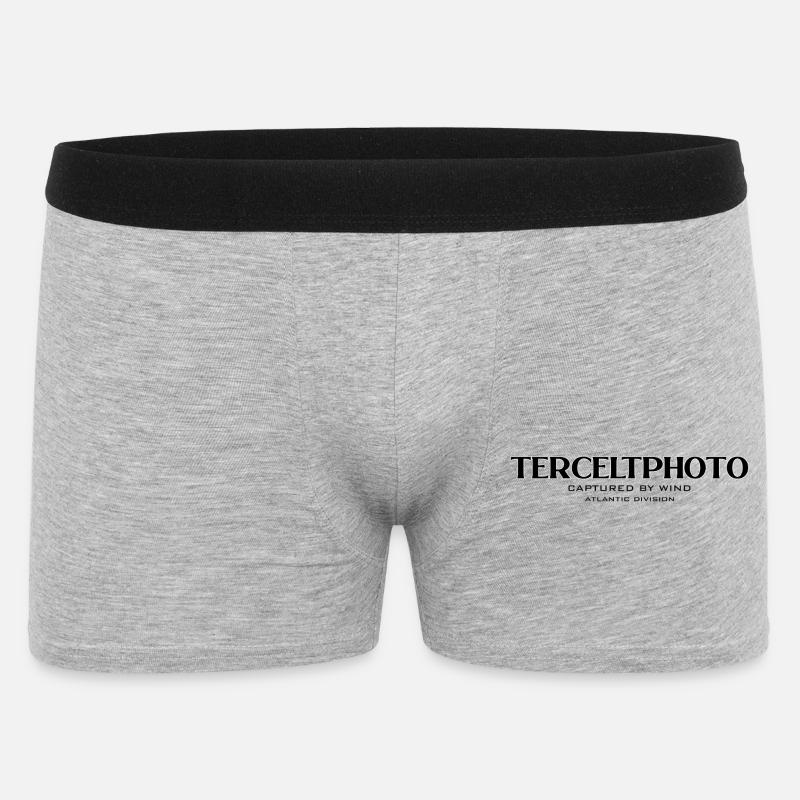 Captured_by_wind_atlantic_division - Männer Boxer Shorts - Grau meliert
