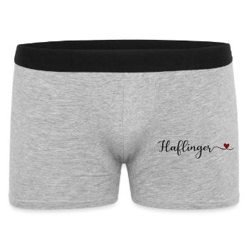 Haflinger Heart - Men's Boxer Shorts - heather grey - Front