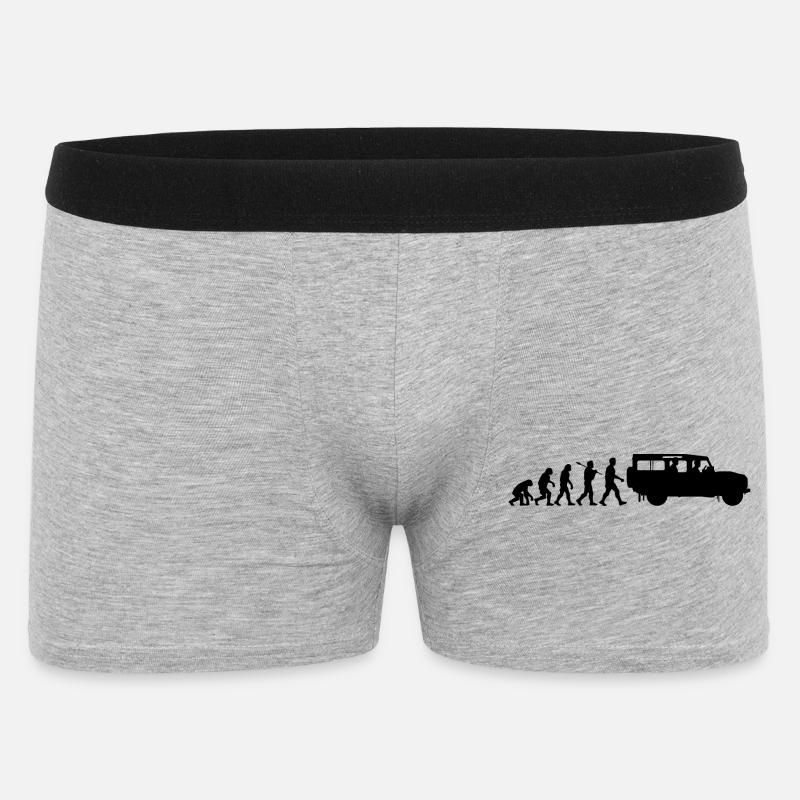 Defender 110 Evolution - Men's Boxer Shorts - heather grey