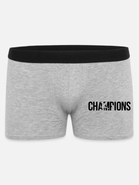 champions - Boxer Homme - gris chiné
