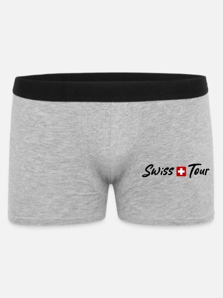 Swiss Tour Switzerland Holidays - Men's Boxer Shorts - heather grey