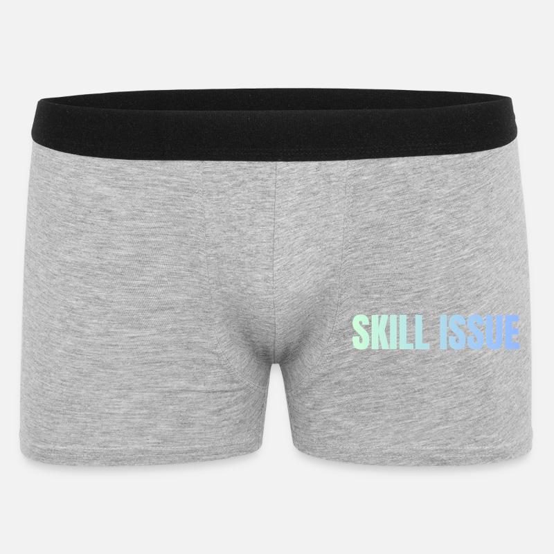 Gradient des problèmes de compétence - Boxer Homme - gris chiné