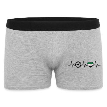 Syria Football Heartbeat Syria - Men's Boxer Shorts - heather grey - Front