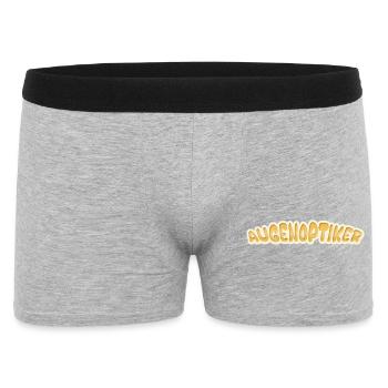 Cadeau pour opticien - Boxer Homme - gris chiné - Devant