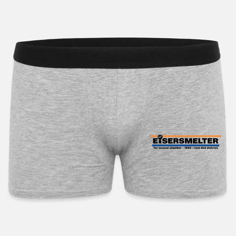 Eisersmelter 1882 - Männer Boxer Shorts - Grau meliert