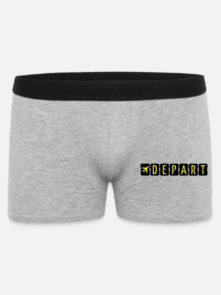 Départ - Boxer Homme - gris chiné