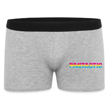LGBT Pride Month - Pantastic! (Pansexual) - Men's Boxer Shorts - heather grey - Front