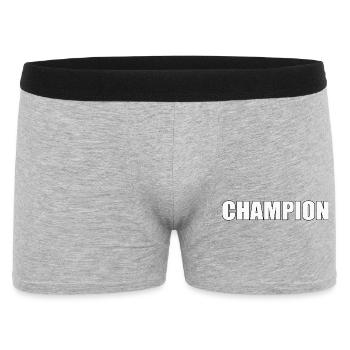 Champion - Men's Boxer Shorts - heather grey - Front
