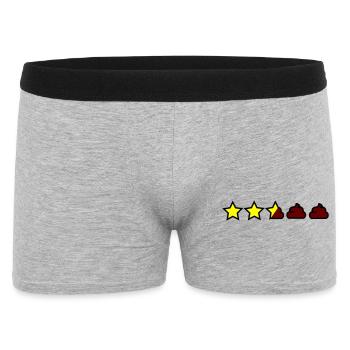 Note mixte - Boxer Homme - gris chiné - Devant