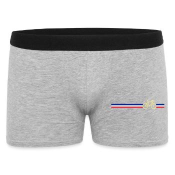 Vintage Bicycle on Colored Tape - Men's Boxer Shorts - heather grey - Front
