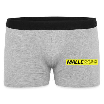Malle 2026 - Men's Boxer Shorts - heather grey - Front