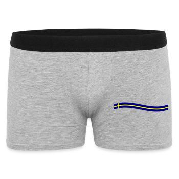Icône du drapeau suédois - Boxer Homme - gris chiné - Devant