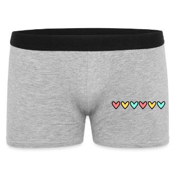 ALLES GUTE ZUM GEBURTSTAG. ALLES GUTE ZUM GEBURTSTAG. JAHRESTAG. - Männer Boxer Shorts - Grau meliert - Vorne