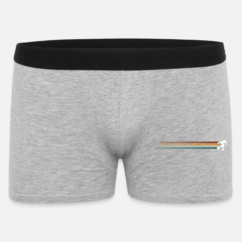 Warten auf Design-Upload - Männer Boxer Shorts - Grau meliert