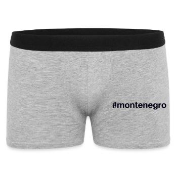 MONTENGRO Hashtag - Men's Boxer Shorts - heather grey - Front