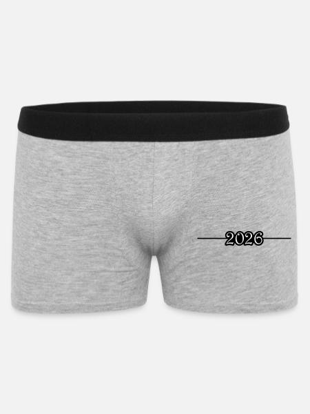 2026 Line - Men's Boxer Shorts - heather grey