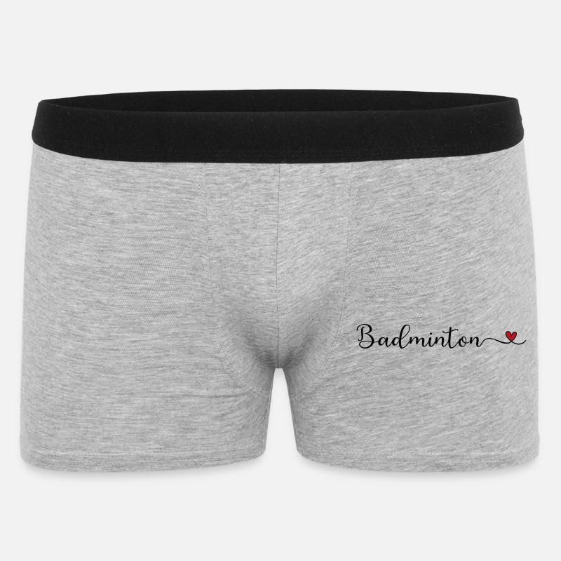 Badminton - Männer Boxer Shorts - Grau meliert