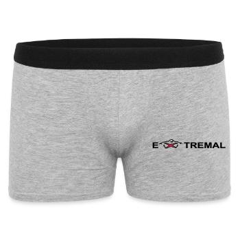 extremal - Boxer Homme - gris chiné - Devant