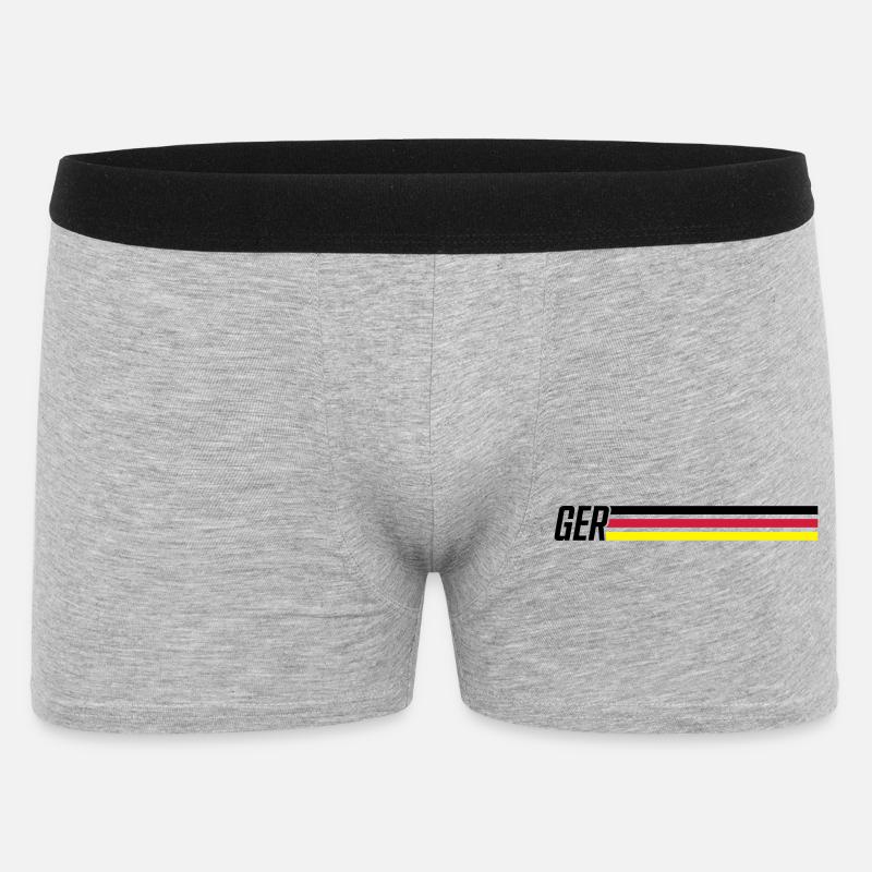 germany team deutschland - Männer Boxer Shorts - Grau meliert