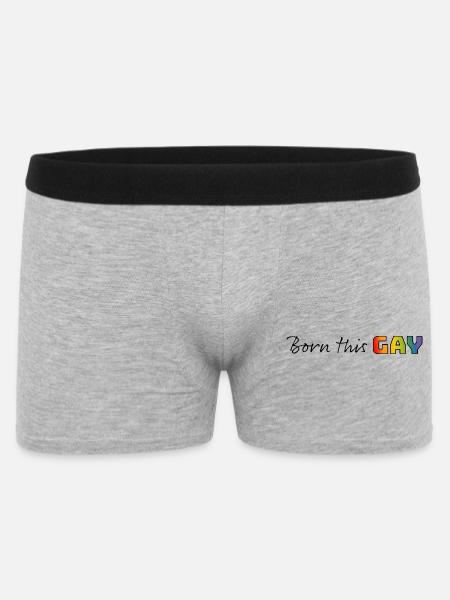 Rainbow né ce gay - Boxer Homme - gris chiné