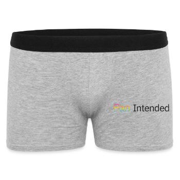 Pan prévu – un t-shirt pansexuel subtil de fierté - Boxer Homme - gris chiné - Devant