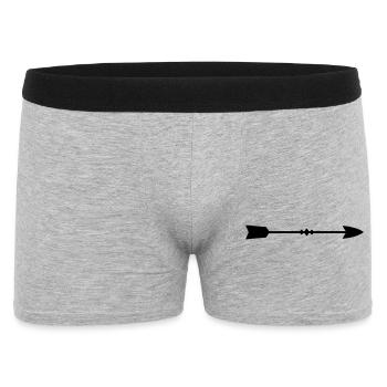 Flèche - Boxer Homme - gris chiné - Devant