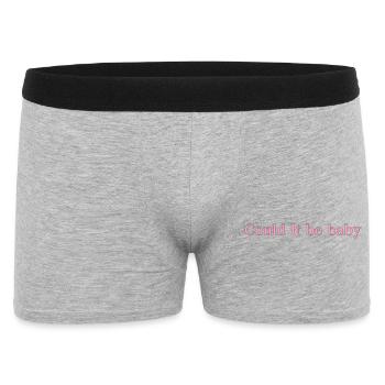 IMG 7280 - Männer Boxer Shorts - Grau meliert - Vorne