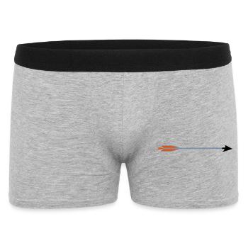 mittelalterliche Bogenschießen Pfeil Broadhead von - Männer Boxer Shorts - Grau meliert - Vorne