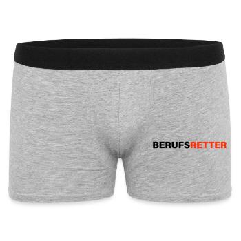 Professional rescuer - Men's Boxer Shorts - heather grey - Front