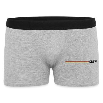 Crew Germany Flag - Men's Boxer Shorts - heather grey - Front