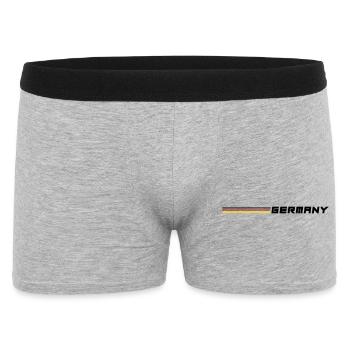 Team Deutschland - Männer Boxer Shorts - Grau meliert - Vorne