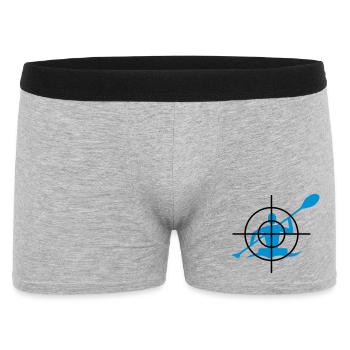 Canoeing in the crosshairs - Men's Boxer Shorts - heather grey - Front