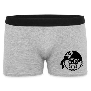 pirate de bébé - Boxer Homme - gris chiné - Devant
