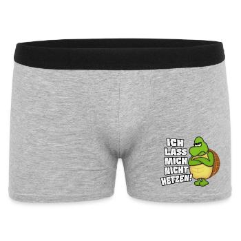 I let not rush me! - Men's Boxer Shorts - heather grey - Front