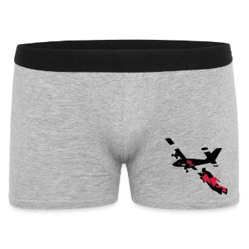 wingsuit_1 - Boxer Homme - gris chiné - Devant