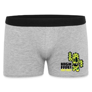 cactus comic - Men's Boxer Shorts - heather grey - Front